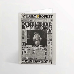 MinaLima Dumbledore Lenticular Card